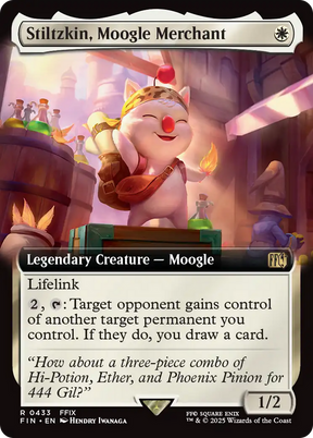 Magic: The Gathering - Stiltzkin, Moogle Merchant Foil - Final Fantasy