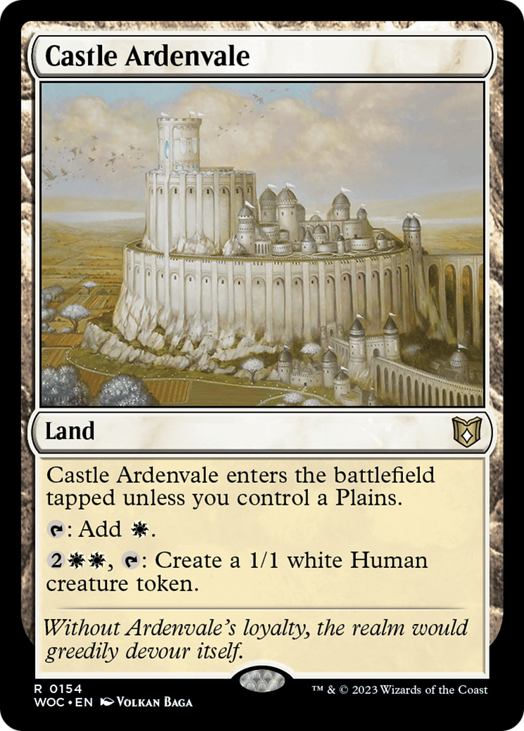 Magic: The Gathering - Castle Ardenvale - Wilds of Eldraine Commander