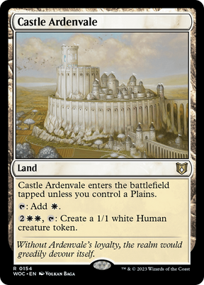 Magic: The Gathering - Castle Ardenvale - Wilds of Eldraine Commander