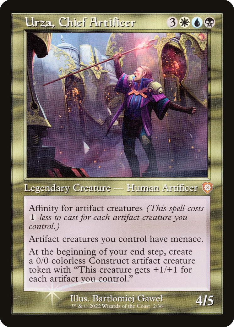 Magic: The Gathering - Urza, Chief Artificer Foil - The Brothers' War Commander