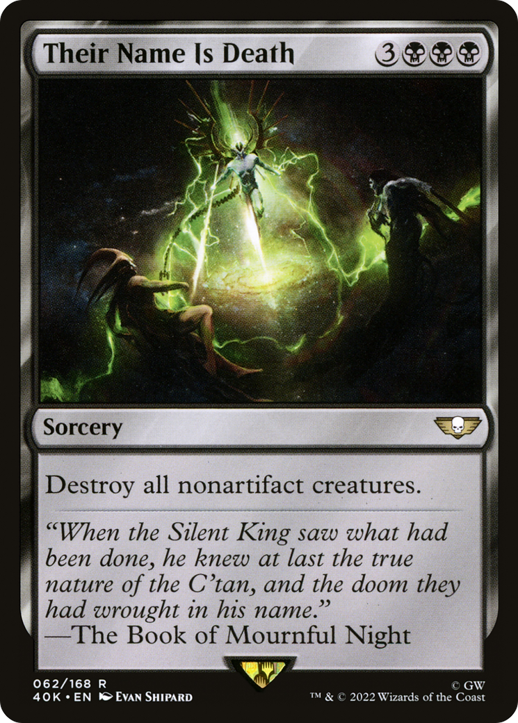 Magic: The Gathering - Their Name Is Death - Warhammer 40000 Commander