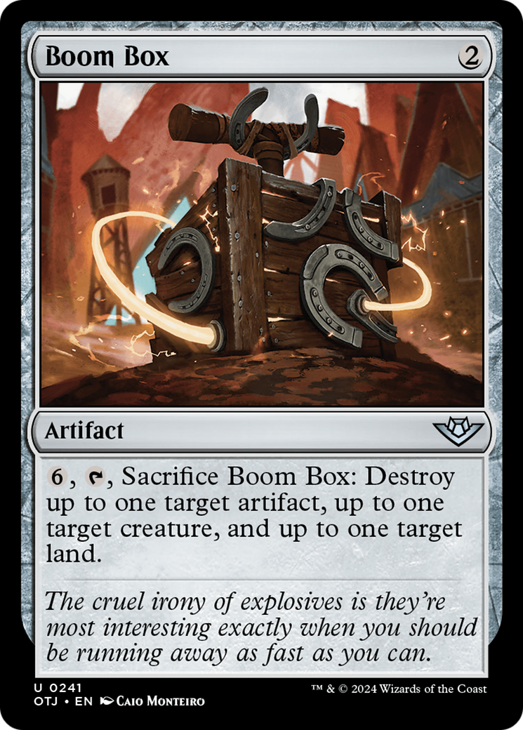 Magic: The Gathering - Boom Box Foil - Outlaws of Thunder Junction