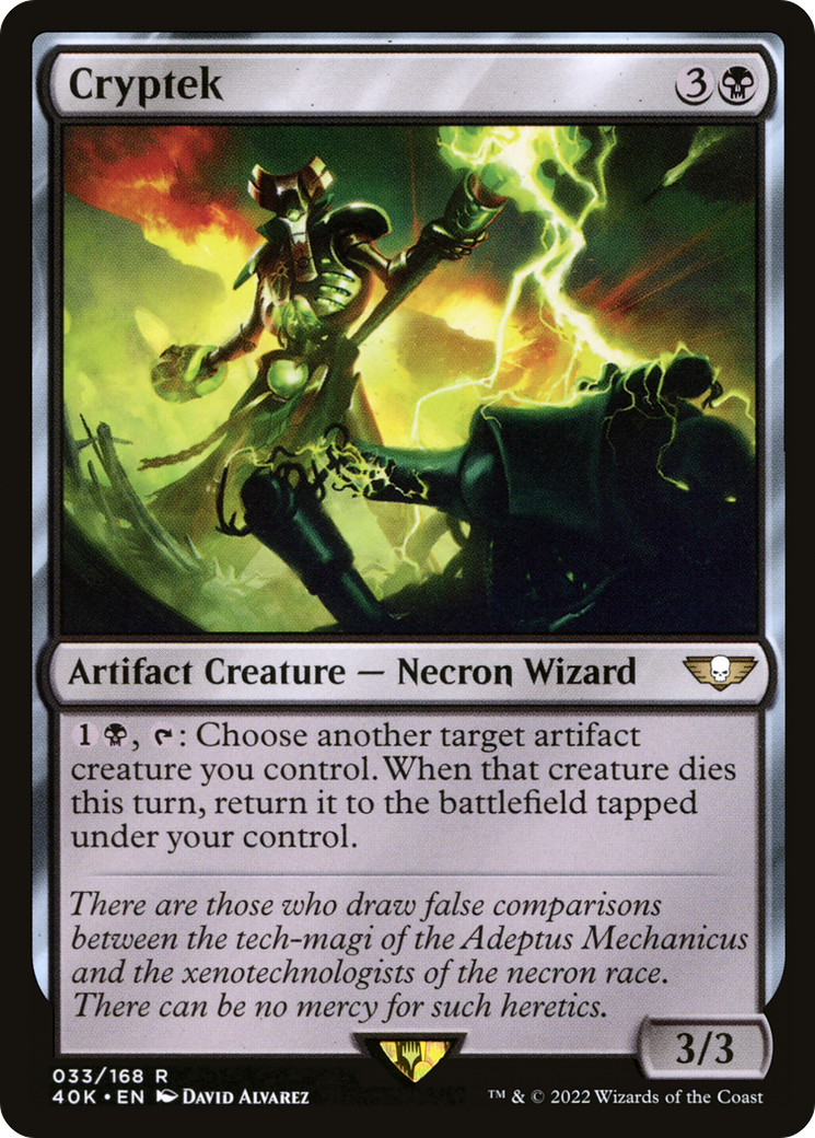 Magic: The Gathering - Cryptek - Warhammer 40000 Commander