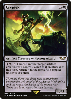 Magic: The Gathering - Cryptek - Warhammer 40000 Commander