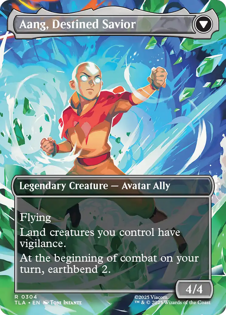 Magic: The Gathering - Aang, at the Crossroads // Aang, Destined Savior - Avatar: The Last Airbender