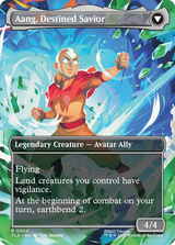 Magic: The Gathering - Aang, at the Crossroads // Aang, Destined Savior - Avatar: The Last Airbender