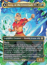 Magic: The Gathering - Aang, at the Crossroads // Aang, Destined Savior Foil - Avatar: The Last Airbender