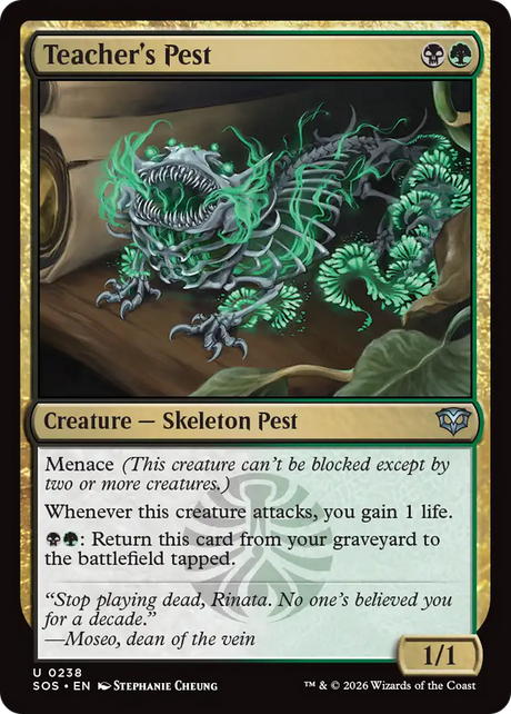 Magic: The Gathering - Teacher's Pest - Secrets of Strixhaven