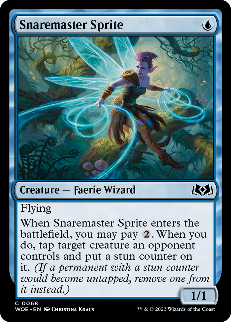 Magic: The Gathering - Snaremaster Sprite Foil - Wilds of Eldraine