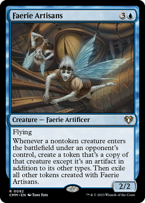 Magic: The Gathering - Faerie Artisans Foil - Commander Masters