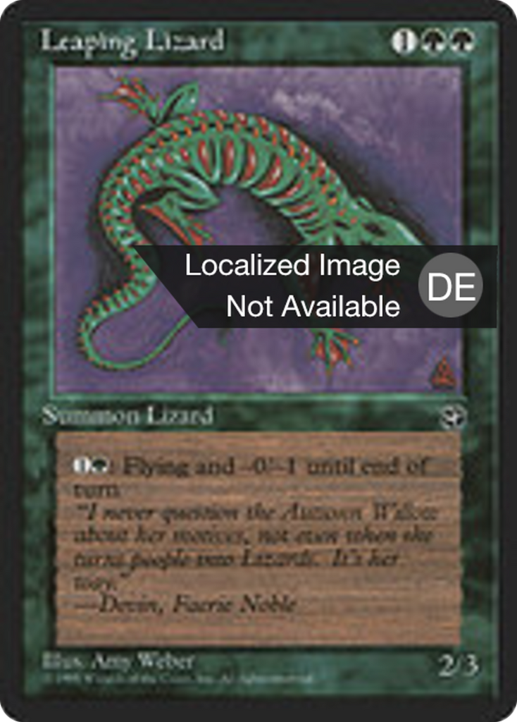 Magic: The Gathering - Springende Eidechse - Homelands