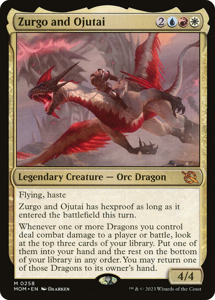 Magic: The Gathering - Zurgo and Ojutai Foil - March of the Machine