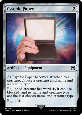 Magic: The Gathering - Psychic Paper - Doctor Who