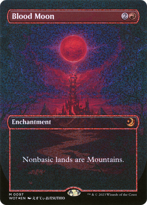 Magic: The Gathering - Blood Moon Foil - Wilds of Eldraine: Enchanting Tales
