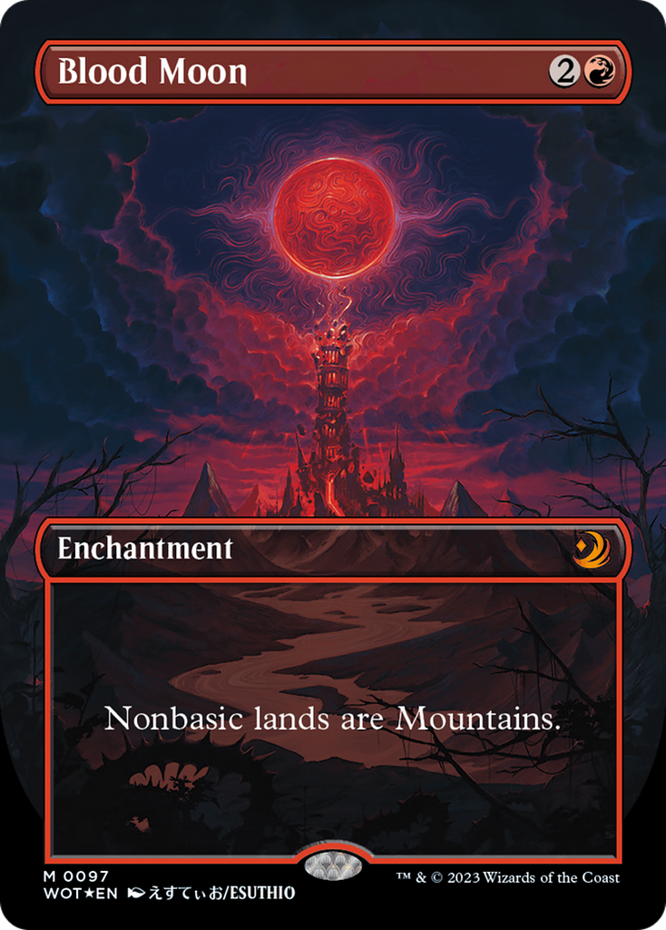 Magic: The Gathering - Blood Moon Foil - Wilds of Eldraine: Enchanting Tales