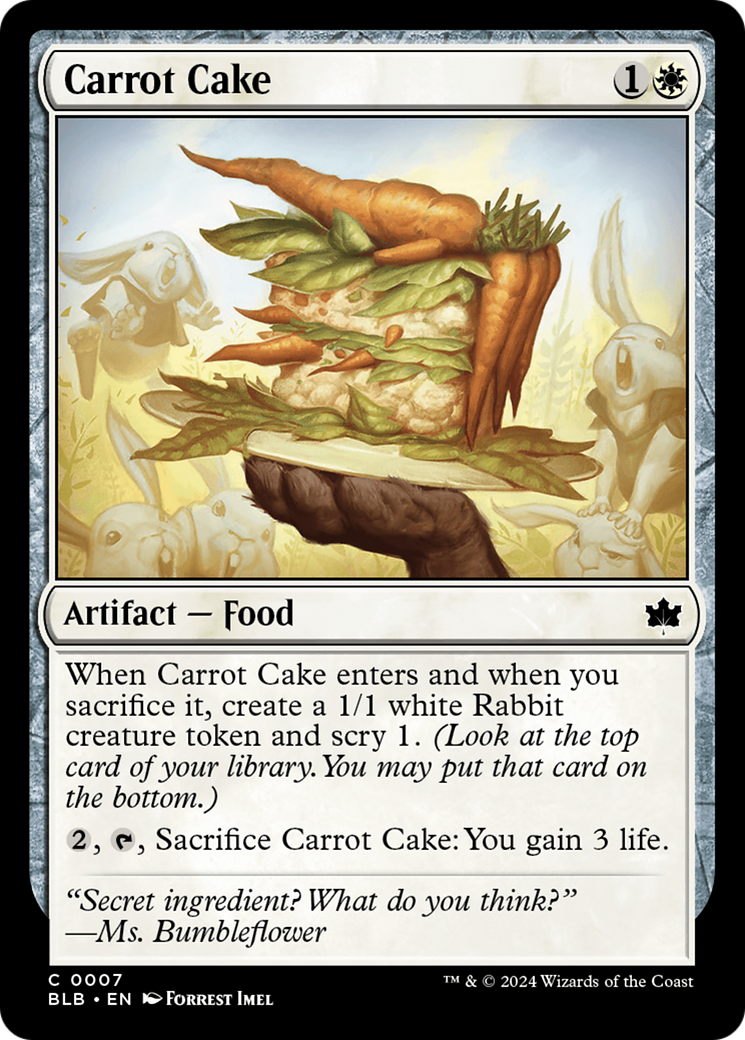 Magic: The Gathering - Carrot Cake Foil - Bloomburrow