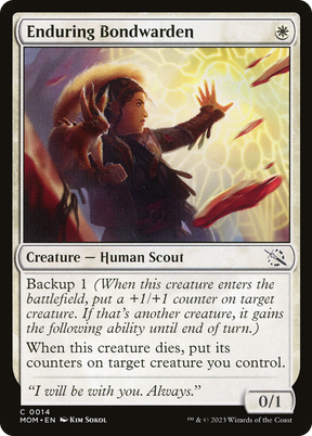 Magic: The Gathering - Enduring Bondwarden - March of the Machine