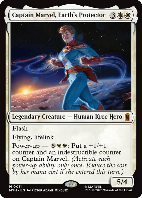Magic: The Gathering - Captain Marvel, Earth's Protector - Marvel Super Heroes