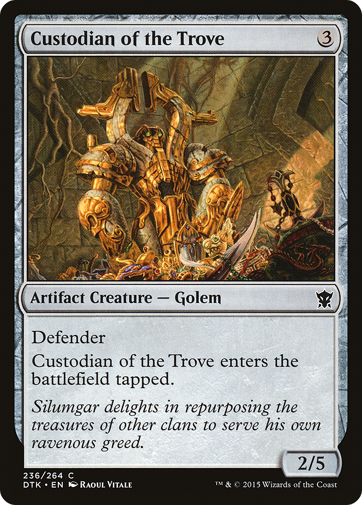 Magic: The Gathering - Custodian of the Trove Foil - Dragons of Tarkir