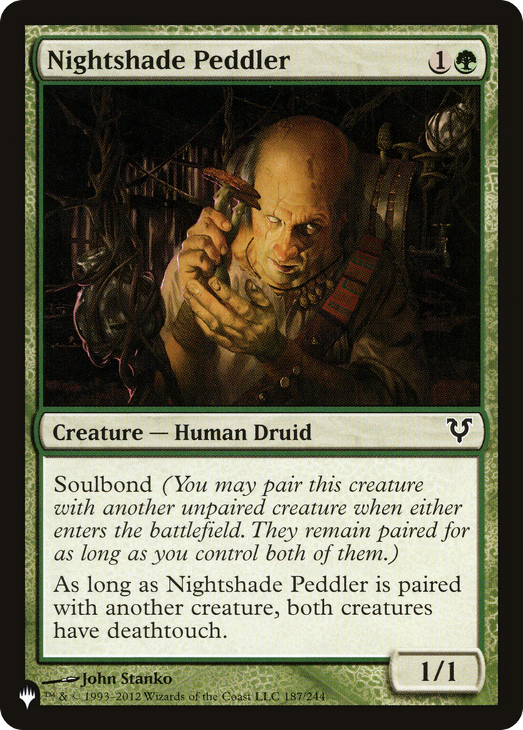 Magic: The Gathering - Nightshade Peddler - The List