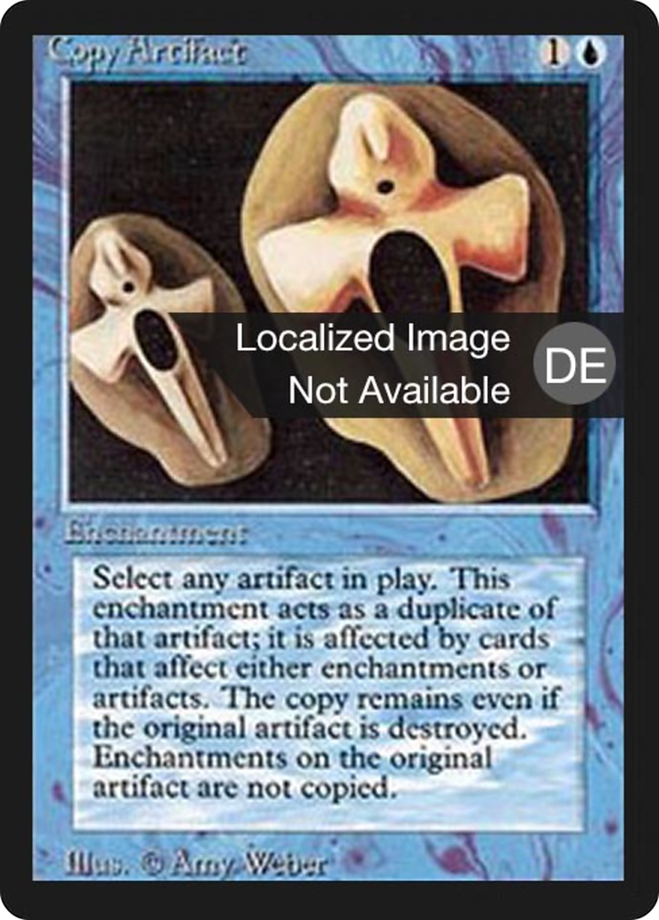 Magic: The Gathering - Artefaktduplikat - Foreign Black Border
