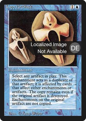 Magic: The Gathering - Artefaktduplikat - Foreign Black Border