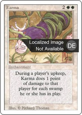 Magic: The Gathering - Karma - Revised Edition