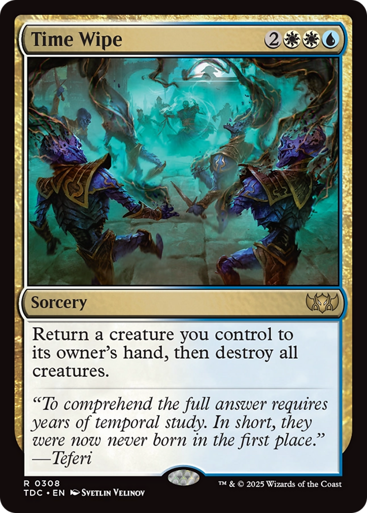 Magic: The Gathering - Time Wipe - Tarkir: Dragonstorm Commander