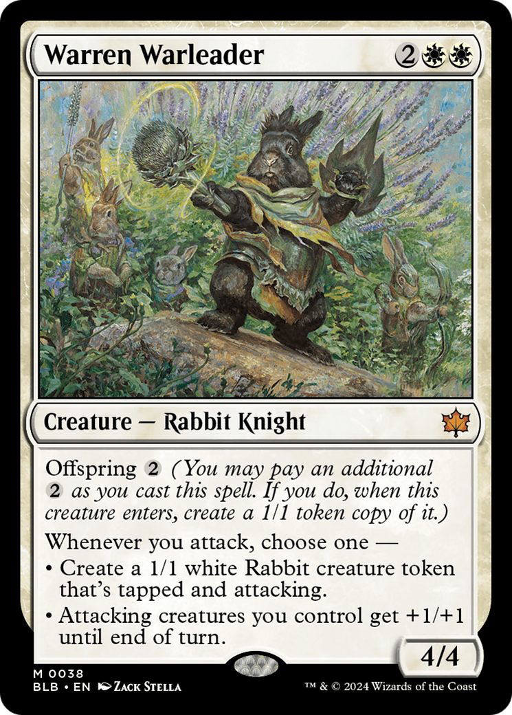 Magic: The Gathering - Warren Warleader Foil - Bloomburrow