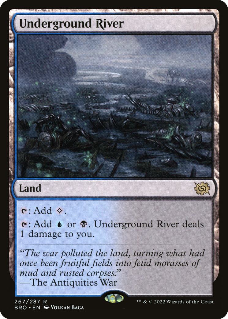 Magic: The Gathering - Underground River Foil - The Brothers' War