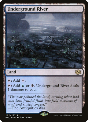 Magic: The Gathering - Underground River Foil - The Brothers' War