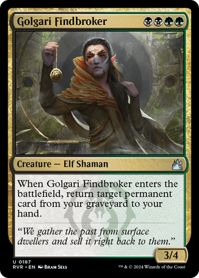Magic: The Gathering - Golgari Findbroker - Ravnica Remastered