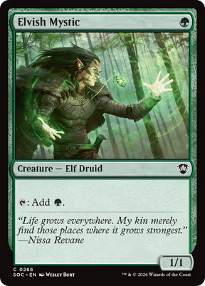 Magic: The Gathering - Elvish Mystic - Secrets of Strixhaven Commander