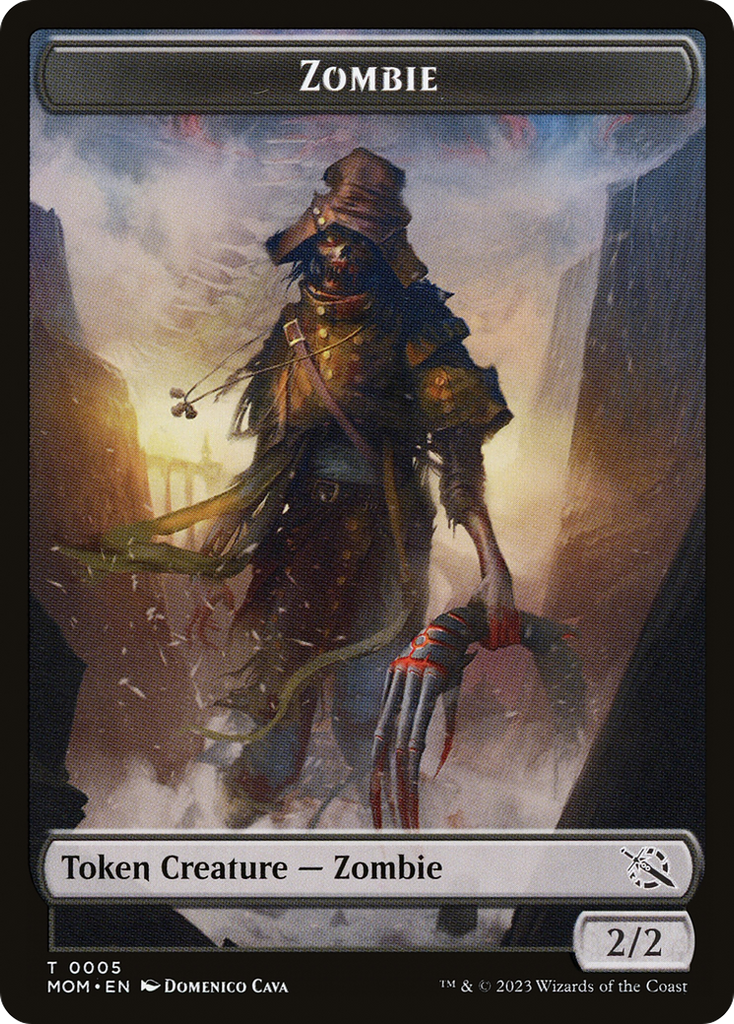 Magic: The Gathering - Zombie Token - March of the Machine Tokens
