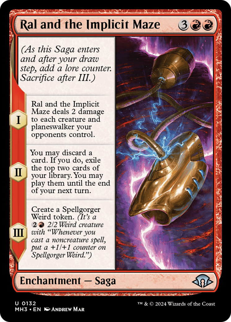 Magic: The Gathering - Ral and the Implicit Maze Foil - Modern Horizons 3