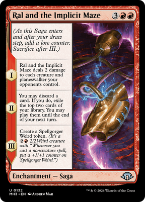 Magic: The Gathering - Ral and the Implicit Maze Foil - Modern Horizons 3