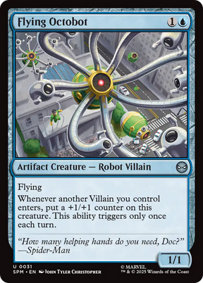 Magic: The Gathering - Flying Octobot Foil - Marvel's Spider-Man