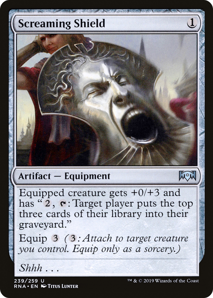 Magic: The Gathering - Screaming Shield Foil - Ravnica Allegiance