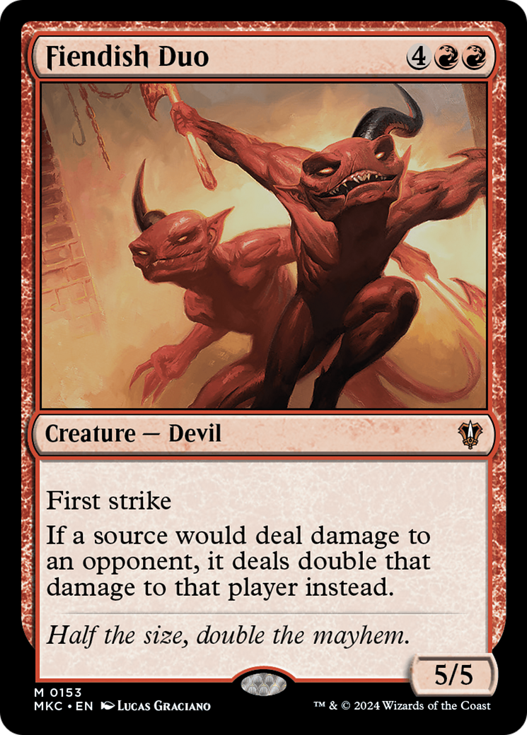 Magic: The Gathering - Fiendish Duo - Murders at Karlov Manor Commander