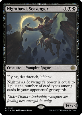 Magic: The Gathering - Nighthawk Scavenger - The Lost Caverns of Ixalan Commander