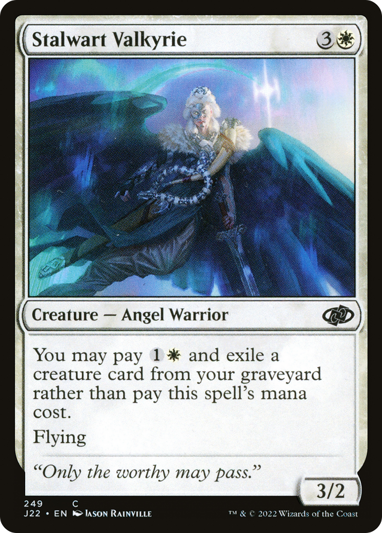 Magic: The Gathering - Stalwart Valkyrie - Jumpstart 2022
