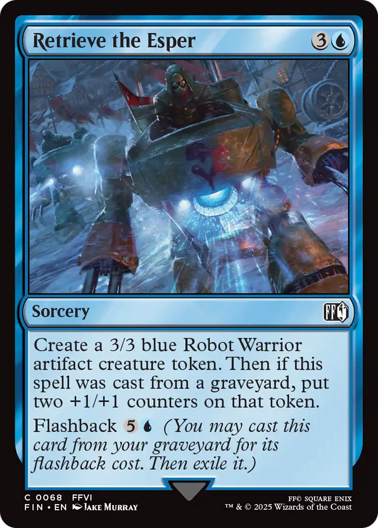 Magic: The Gathering - Retrieve the Esper Foil - Final Fantasy
