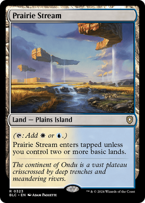 Magic: The Gathering - Prairie Stream - Bloomburrow Commander