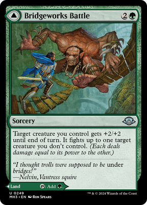Magic: The Gathering - Bridgeworks Battle // Tanglespan Bridgeworks Foil - Modern Horizons 3