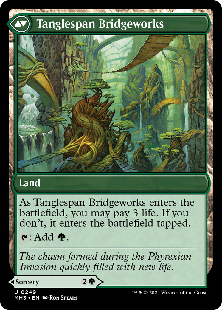 Magic: The Gathering - Bridgeworks Battle // Tanglespan Bridgeworks Foil - Modern Horizons 3