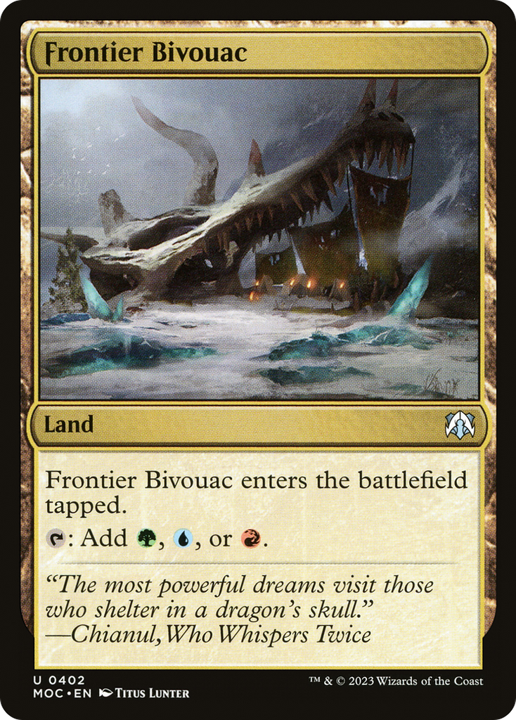 Magic: The Gathering - Frontier Bivouac - March of the Machine Commander