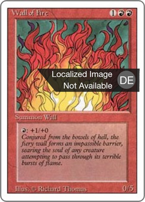 Magic: The Gathering - Feuerwand - Revised Edition