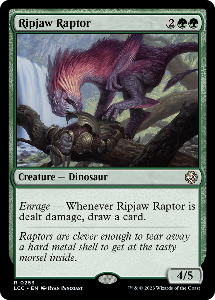 Magic: The Gathering - Ripjaw Raptor - The Lost Caverns of Ixalan Commander