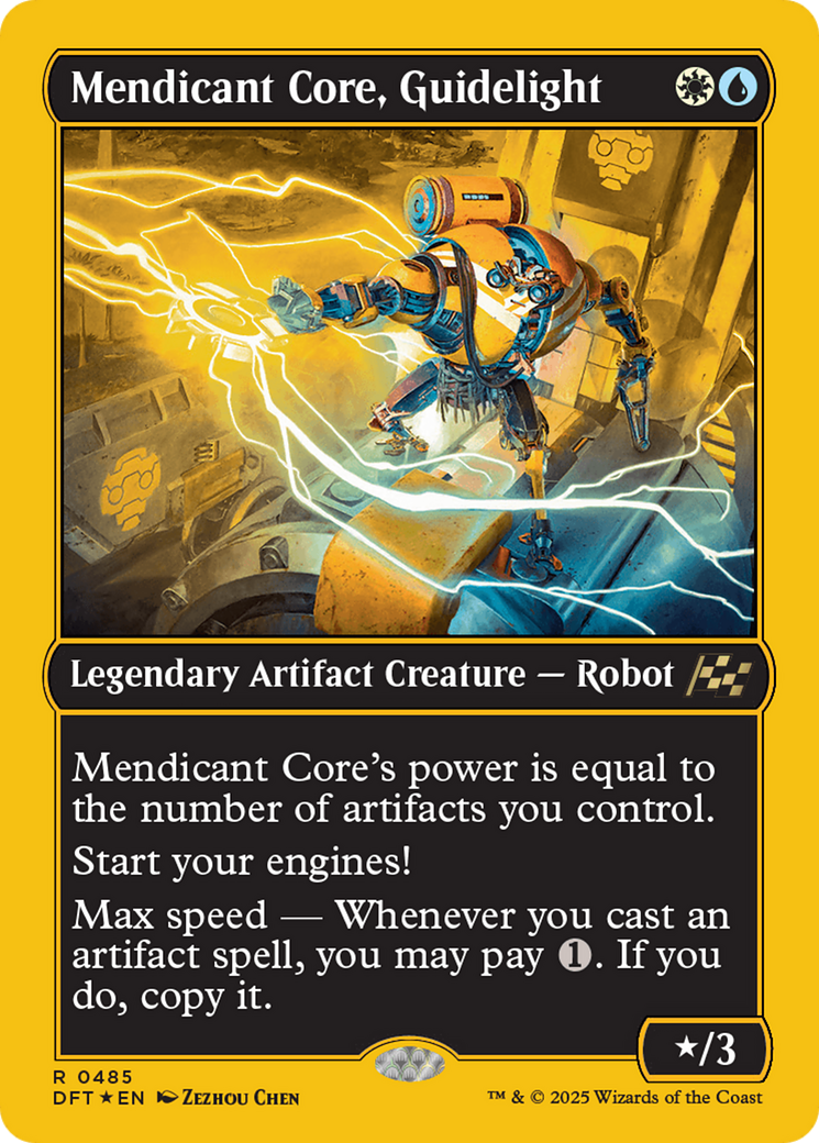 Magic: The Gathering - Mendicant Core, Guidelight Foil - Aetherdrift