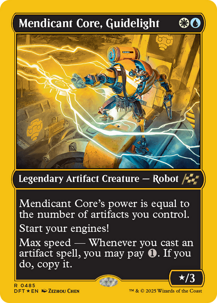 Magic: The Gathering - Mendicant Core, Guidelight Foil - Aetherdrift